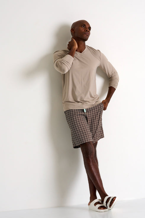 Shan Confort Microfiber long-sleeve V-neck